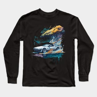 Summer Art DMC DeLorean Long Sleeve T-Shirt